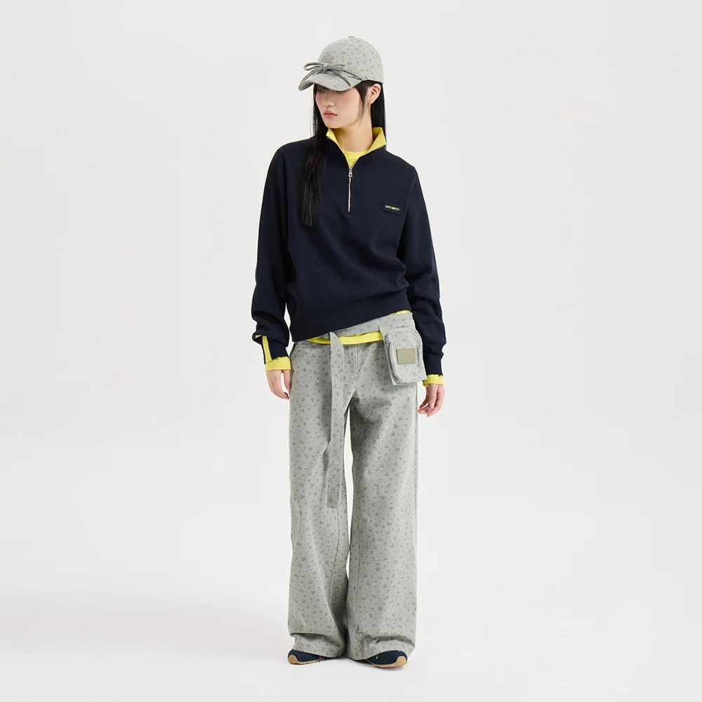 Flower Print Wide Pants (khaki) LFPNS26220KHX