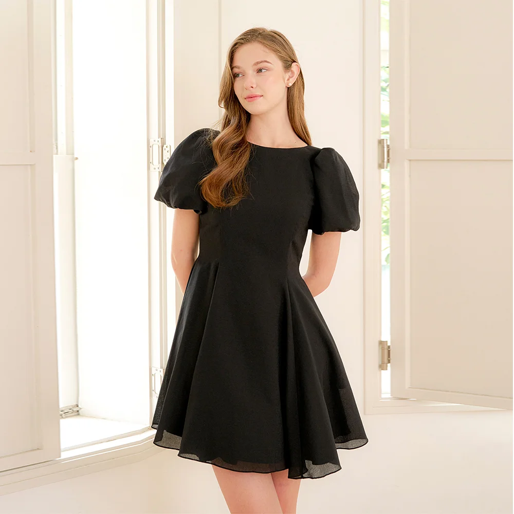Roman Fairy Mini-Dress / Black2color)