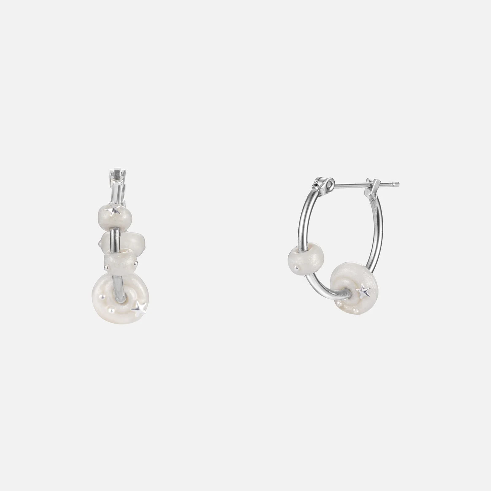 eddy hoop earrings-white