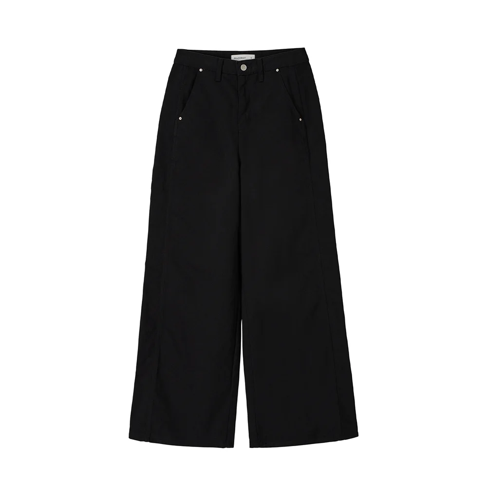 Raw Hem Pants (black)