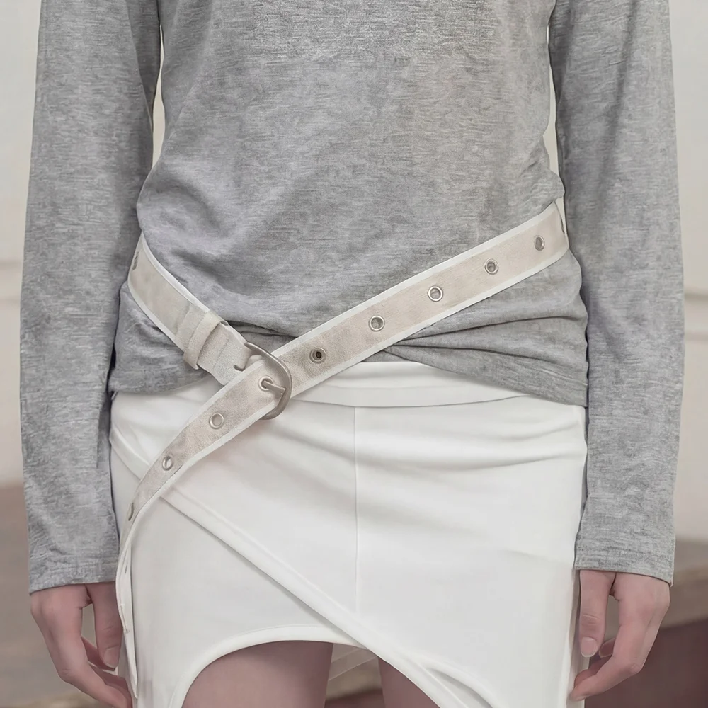 蕾絲 孔眼 細節 休閒 肩帶 腰帶 LACE BELT / EYELET / SMOG IV