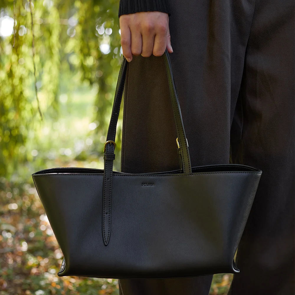 CANOE BAG-PLAIN (BLACK)