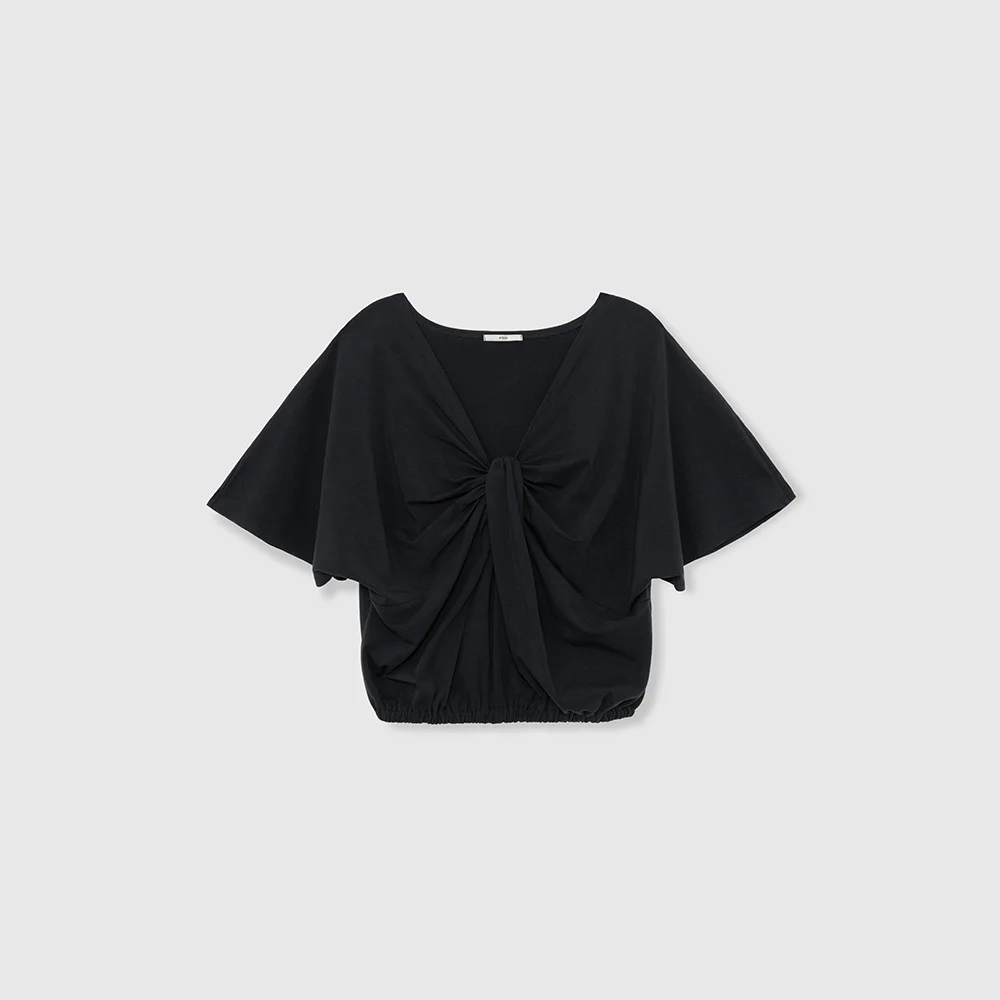 Flow drape tee (Charcoal)