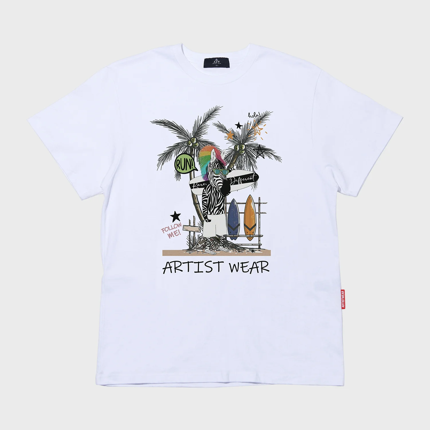 Zebra Surfer 短袖T恤 - 2COLOR