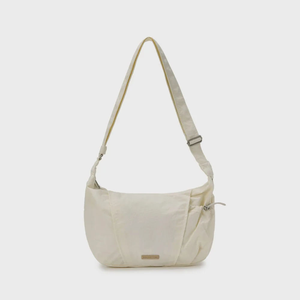 SIDE CUT DETAIL HOBO BAG - L/BEIGE (P265ACR107)