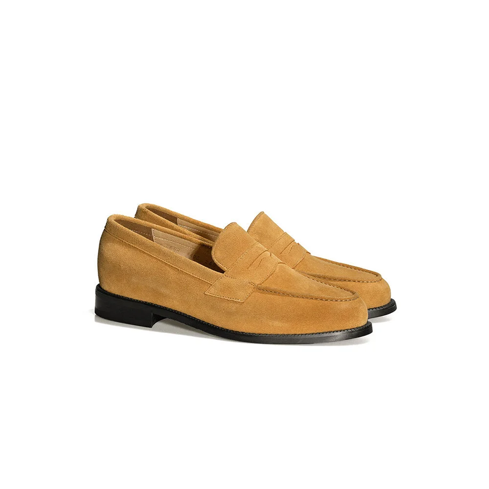 ALC4405 Shimmer Penny 樂福鞋_m.yellow suede