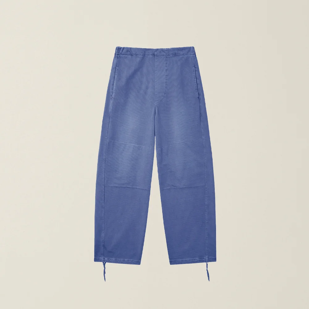 GARMENT DYED SWEAT PANTS DEEP BLUE