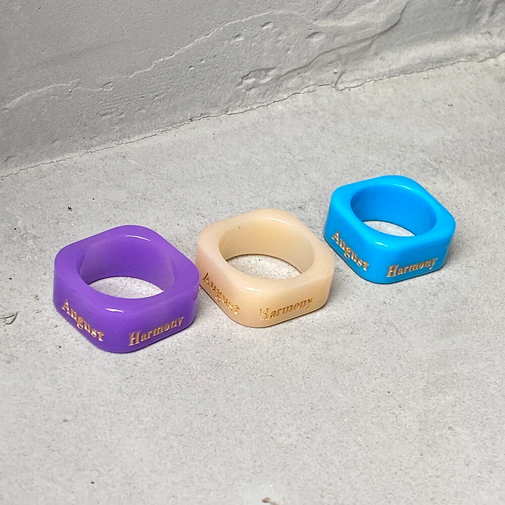 AH square ring (3color)