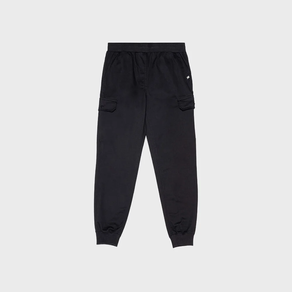必備款 純棉 工裝 慢跑褲 褲子 女裝 BLACK