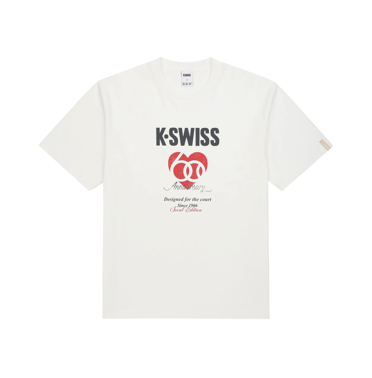 60th 心形 圖案 T恤_1KSTSMV904WH