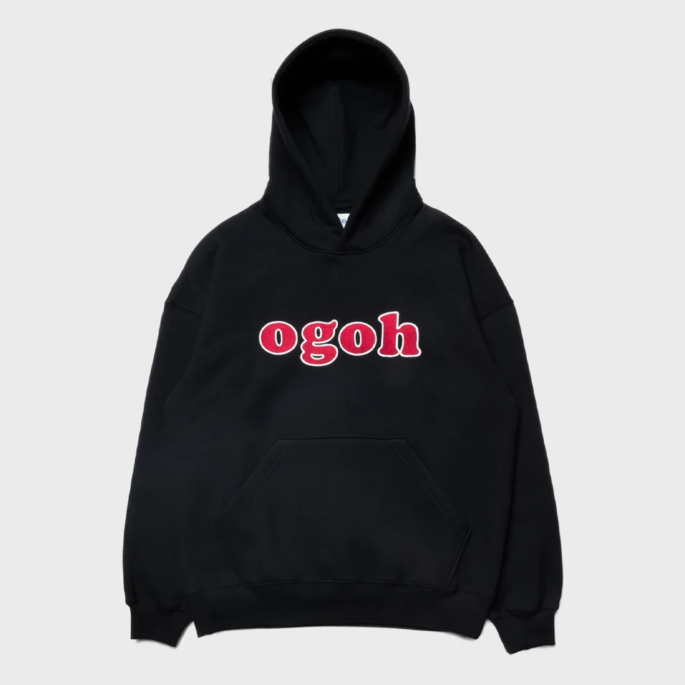 OGOH Signature Logo Hoodie Midnight Black