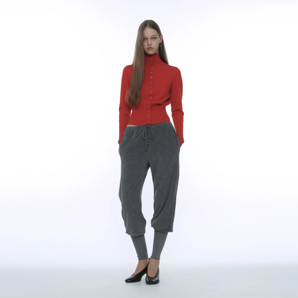 PWC WIDE CUFFS JOGGER PANTS_CHARCOAL MELANGE