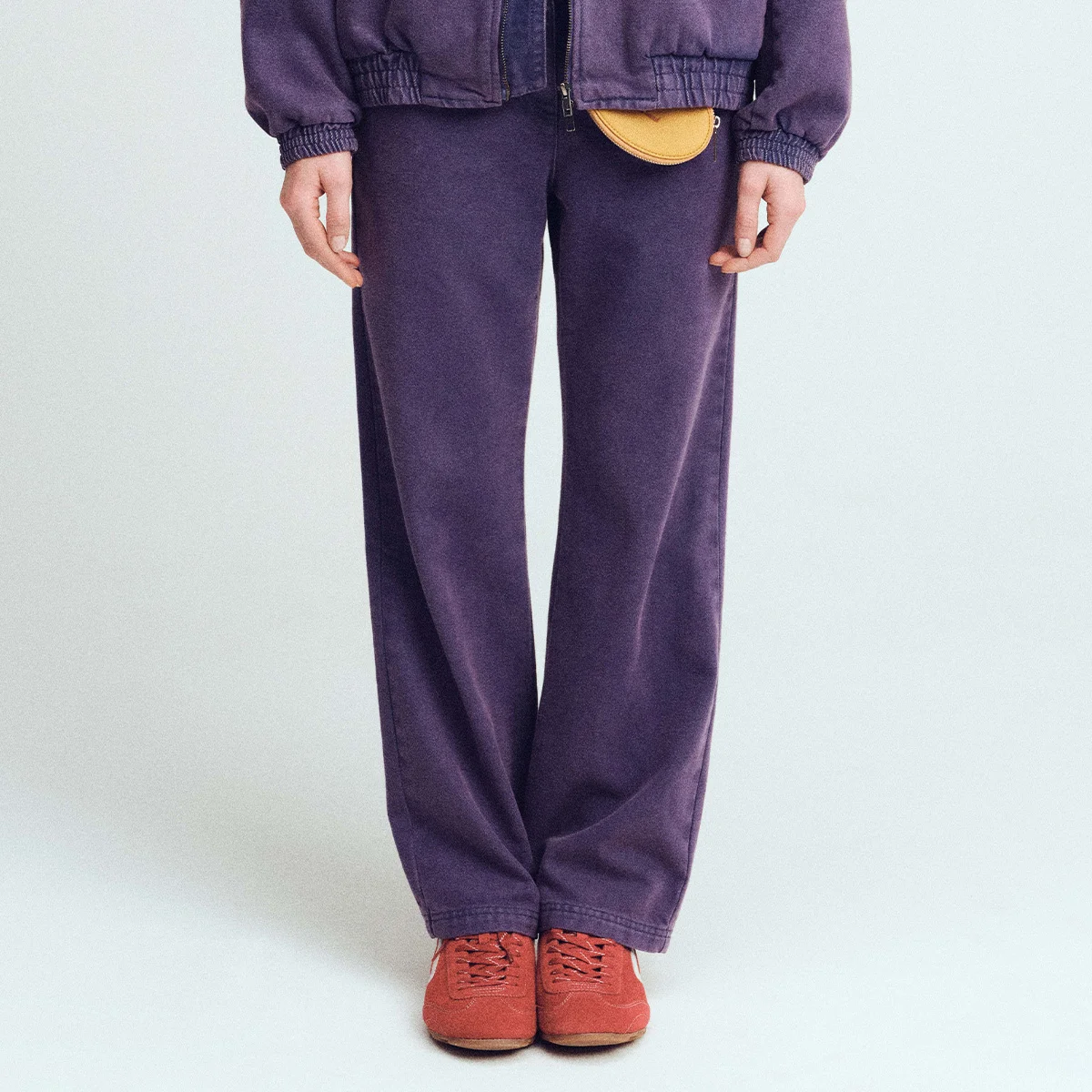 RGB 直筒 牛仔 褲子 女裝 PURPLE