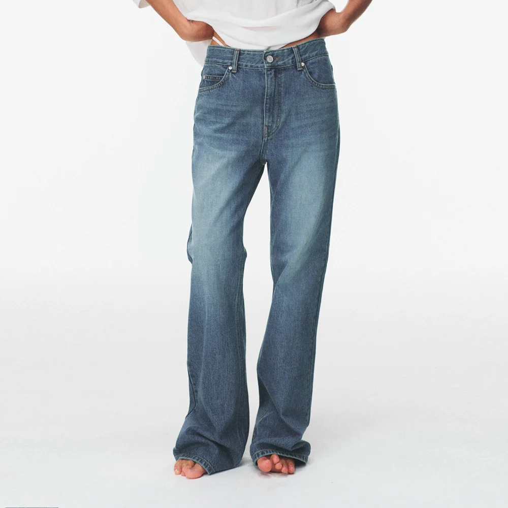 Road flare denim (middle blue)