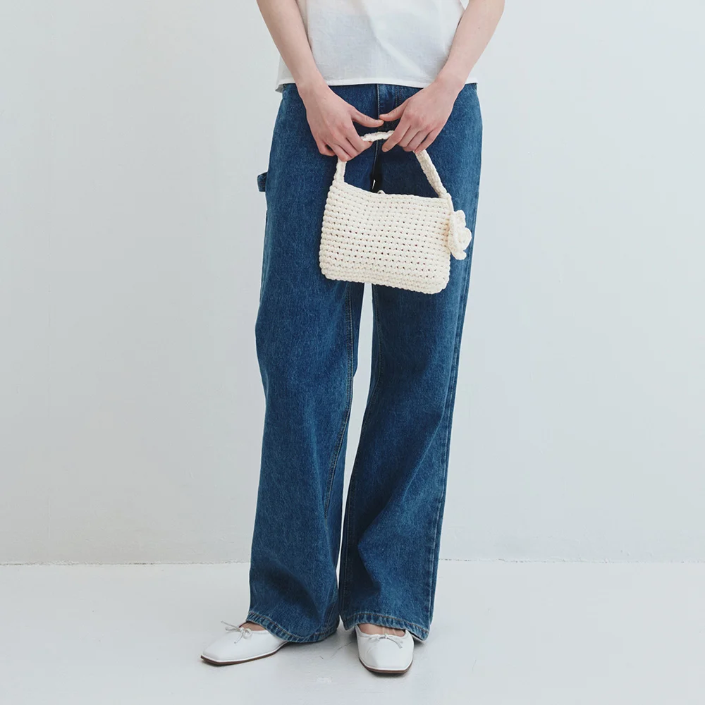 Slone Work Denim Trousers (Mid Blue)