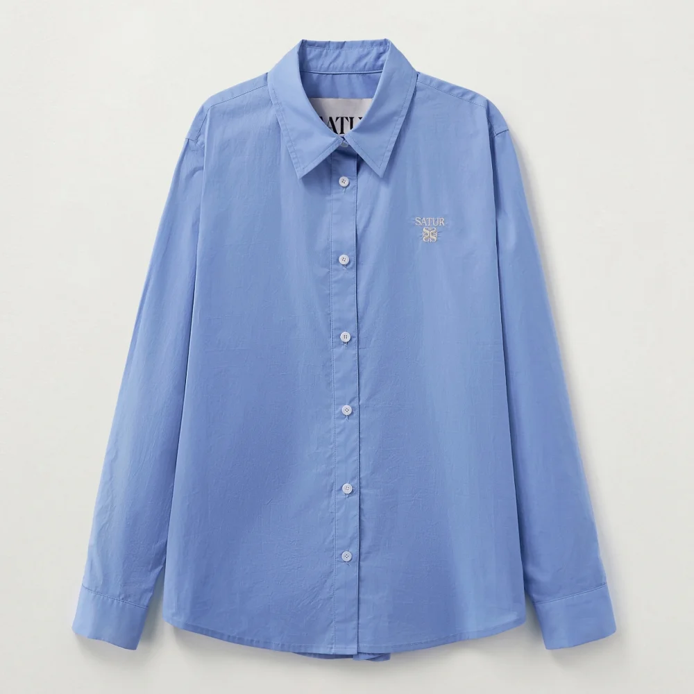 (W) Lauren Apero 經典 襯衫 天藍色 藍色