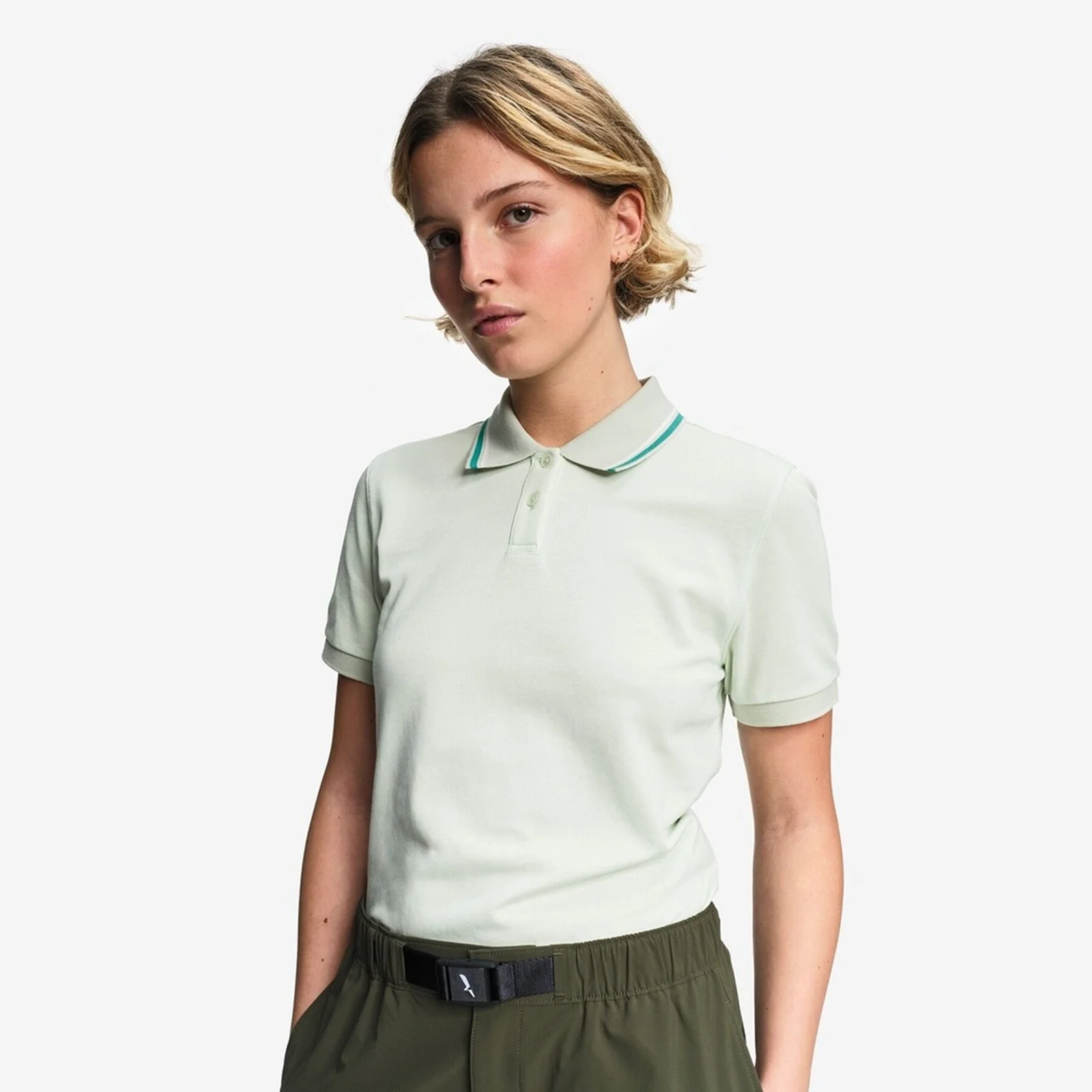 女裝 都市 UVC 短袖 Polo 襯衫 AAS26WPSH001CLAQ
