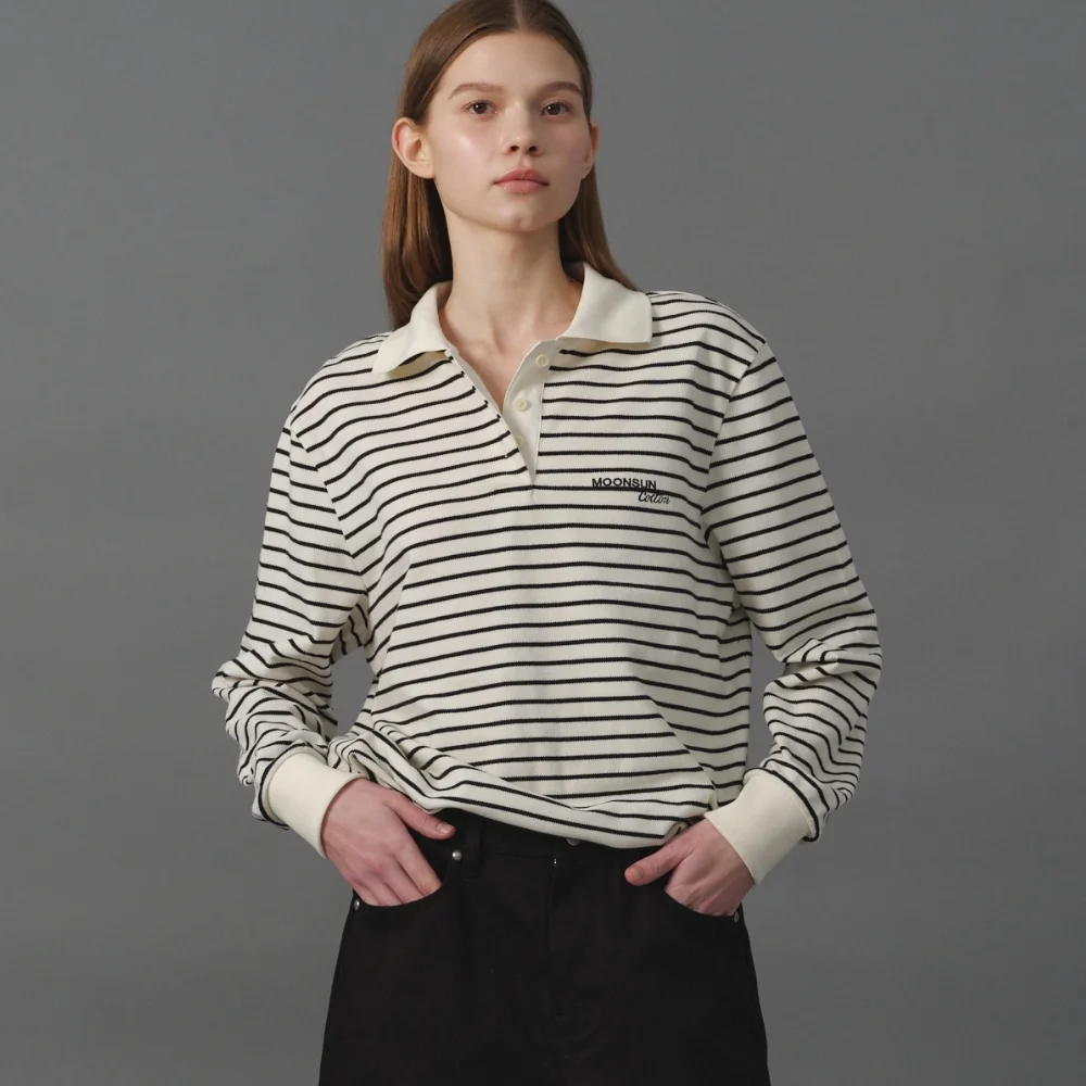M.C Stripe PK Shirt / Ivory