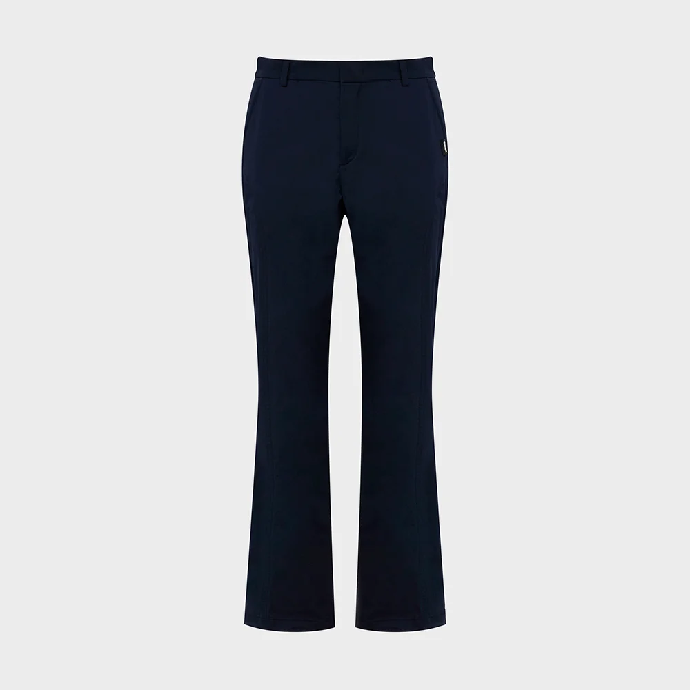 SHEER (透視) 女裝 寬版 靴型 褲子_Dark Navy_DWM26362N9