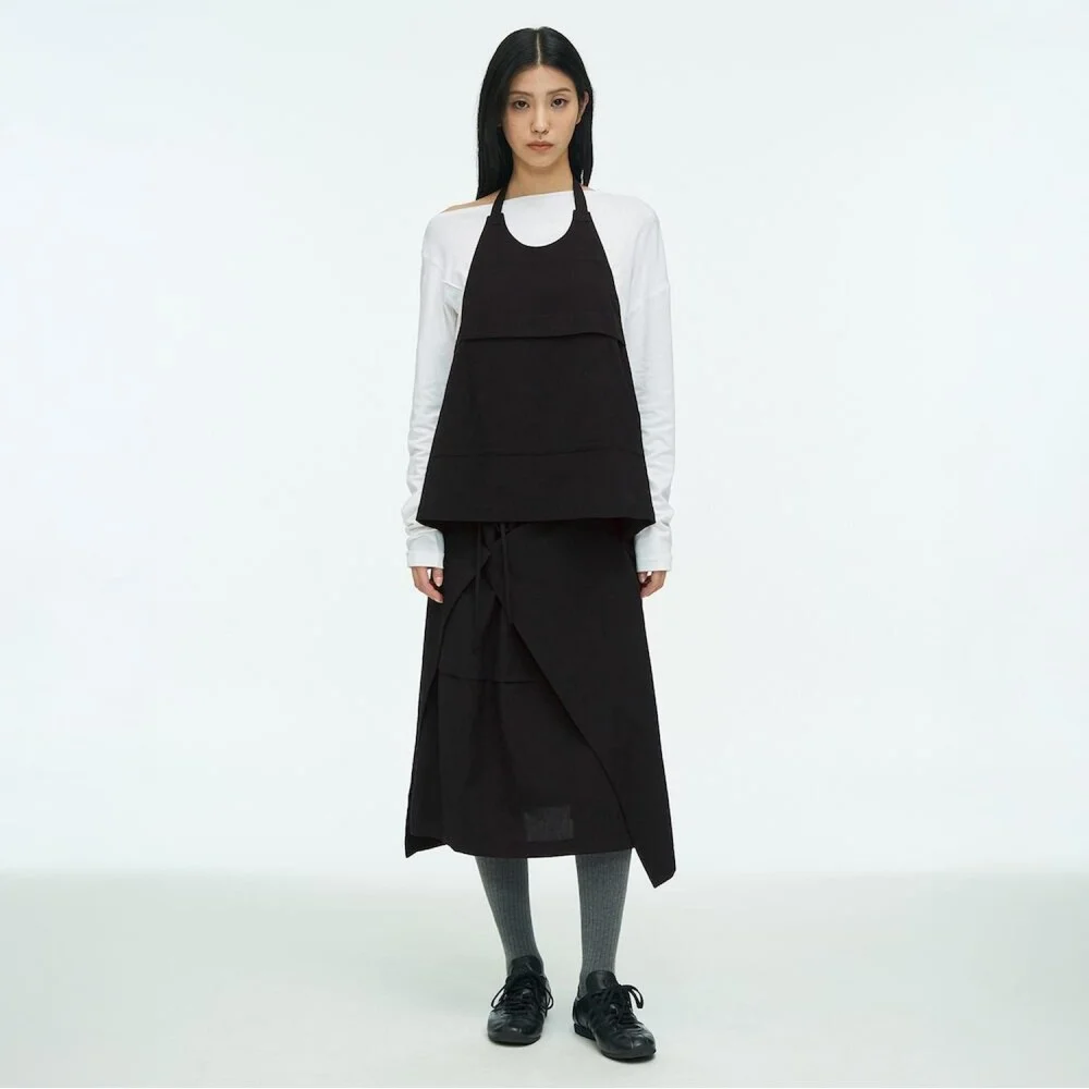 Short Apron Wrap Grey (AG6365A013)