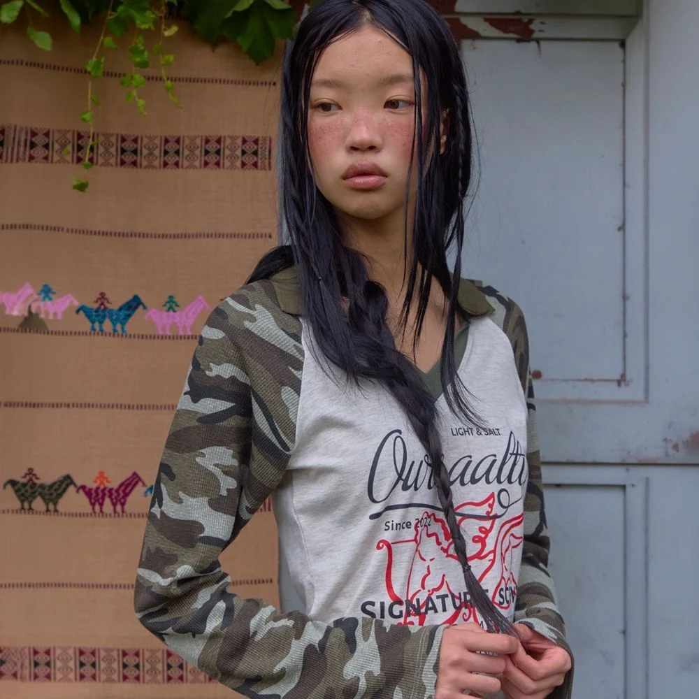 Saint Club Raglan T-shirt / Camo