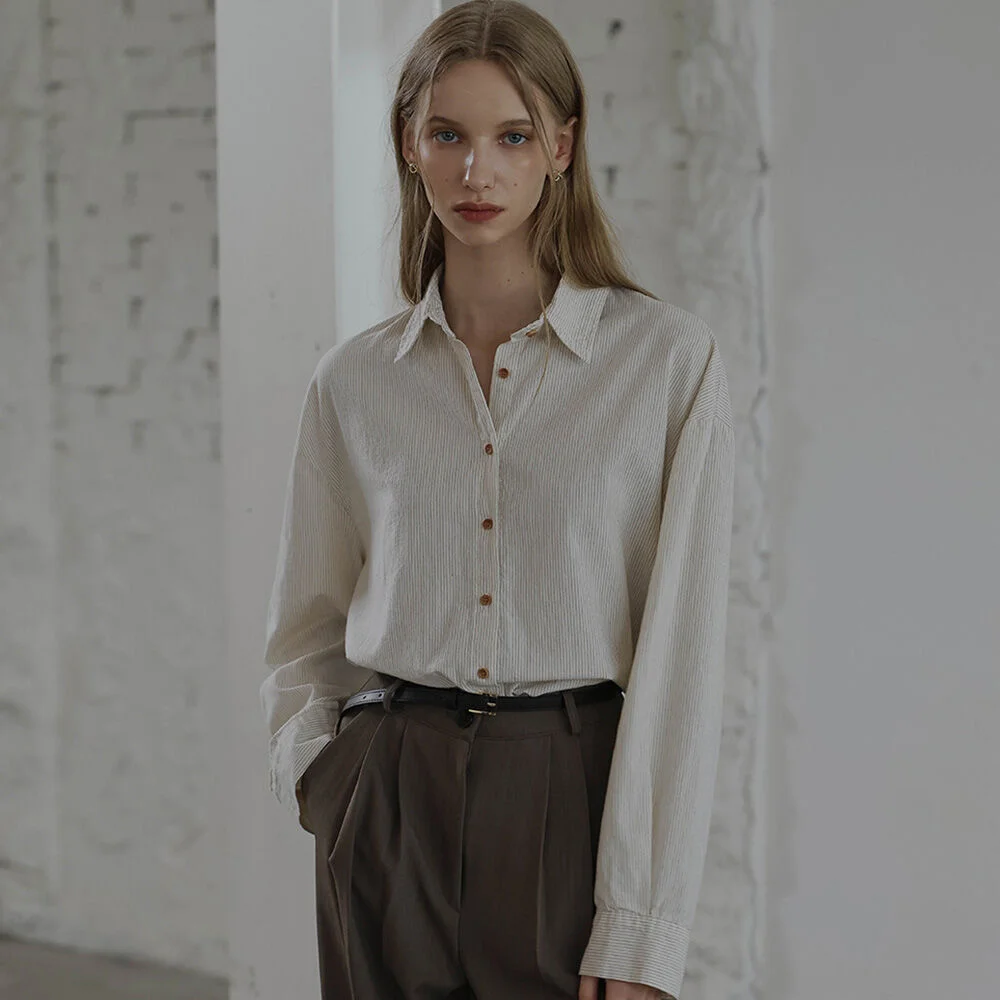 Stripe Cotton Shirt