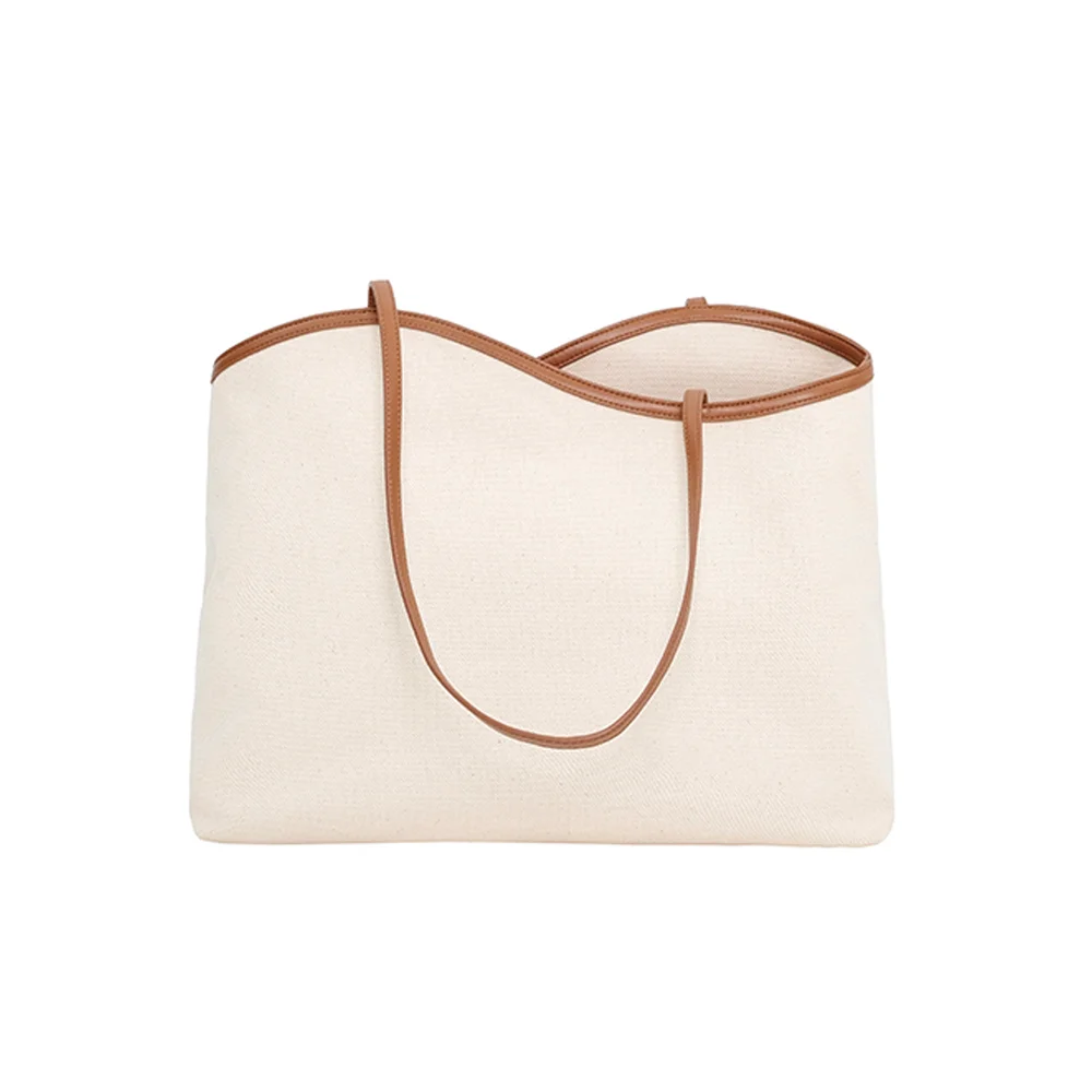 heart BAG - canvas camel