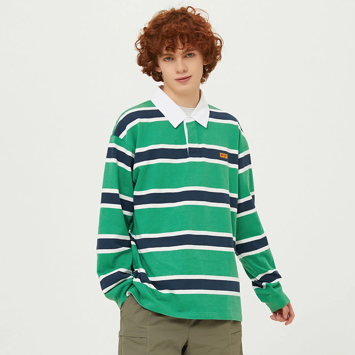 Mailer 長袖 Polo T恤 GREEN