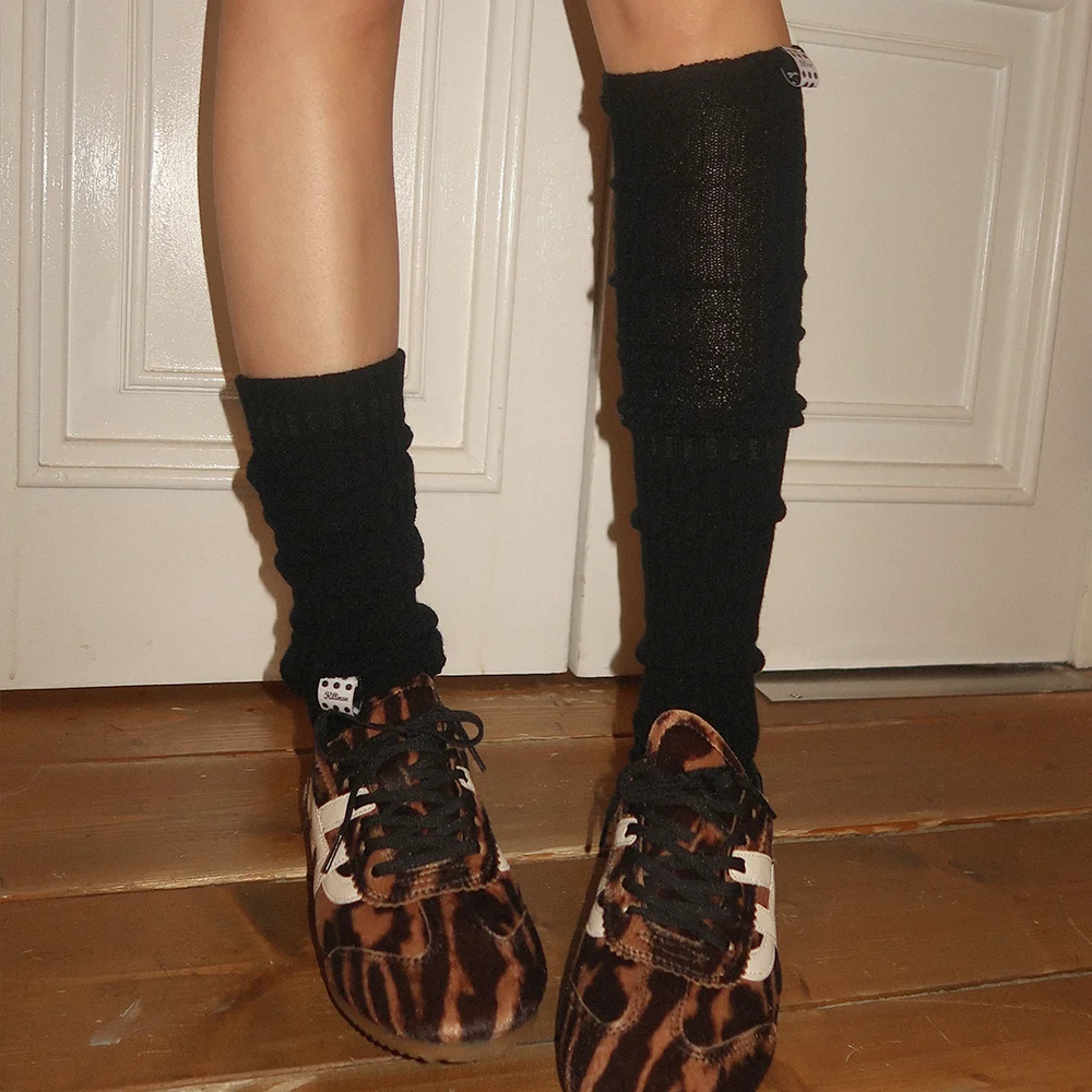 Milk Folding Knee Socks (3 Color)
