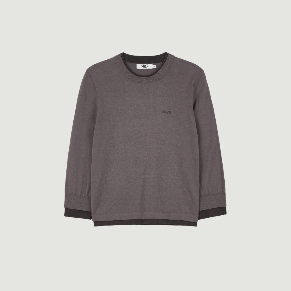 WILSEY LAYERED KNIT (MOCHA)