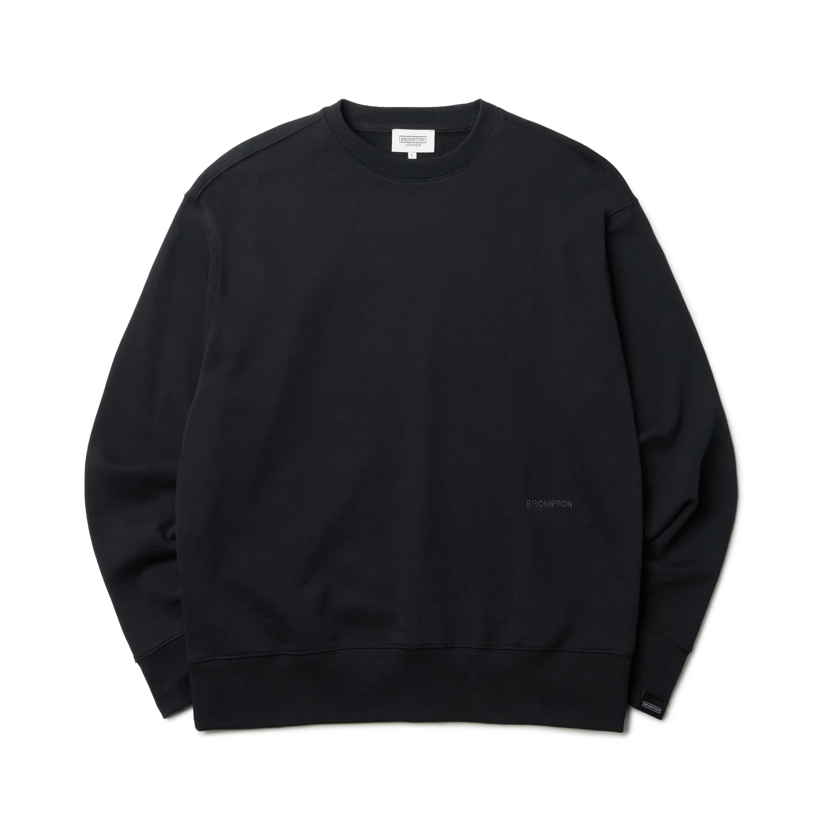 LOGO SWEATSHIRT - BLACK (P233UTS232)