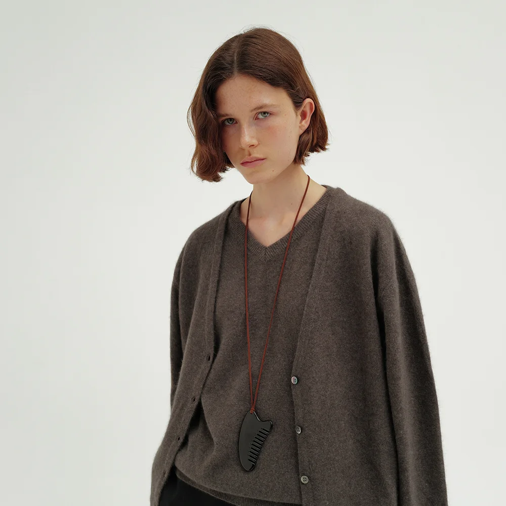 Fox v-neck cardigan (4 colors)