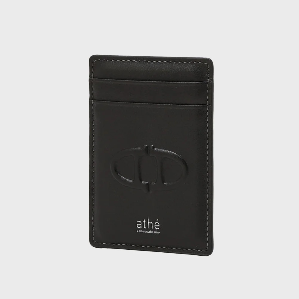 黑色 印章 智能卡片夾 AAHO6E454BK