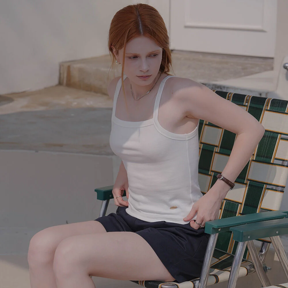 Square Cotton Sleeveless