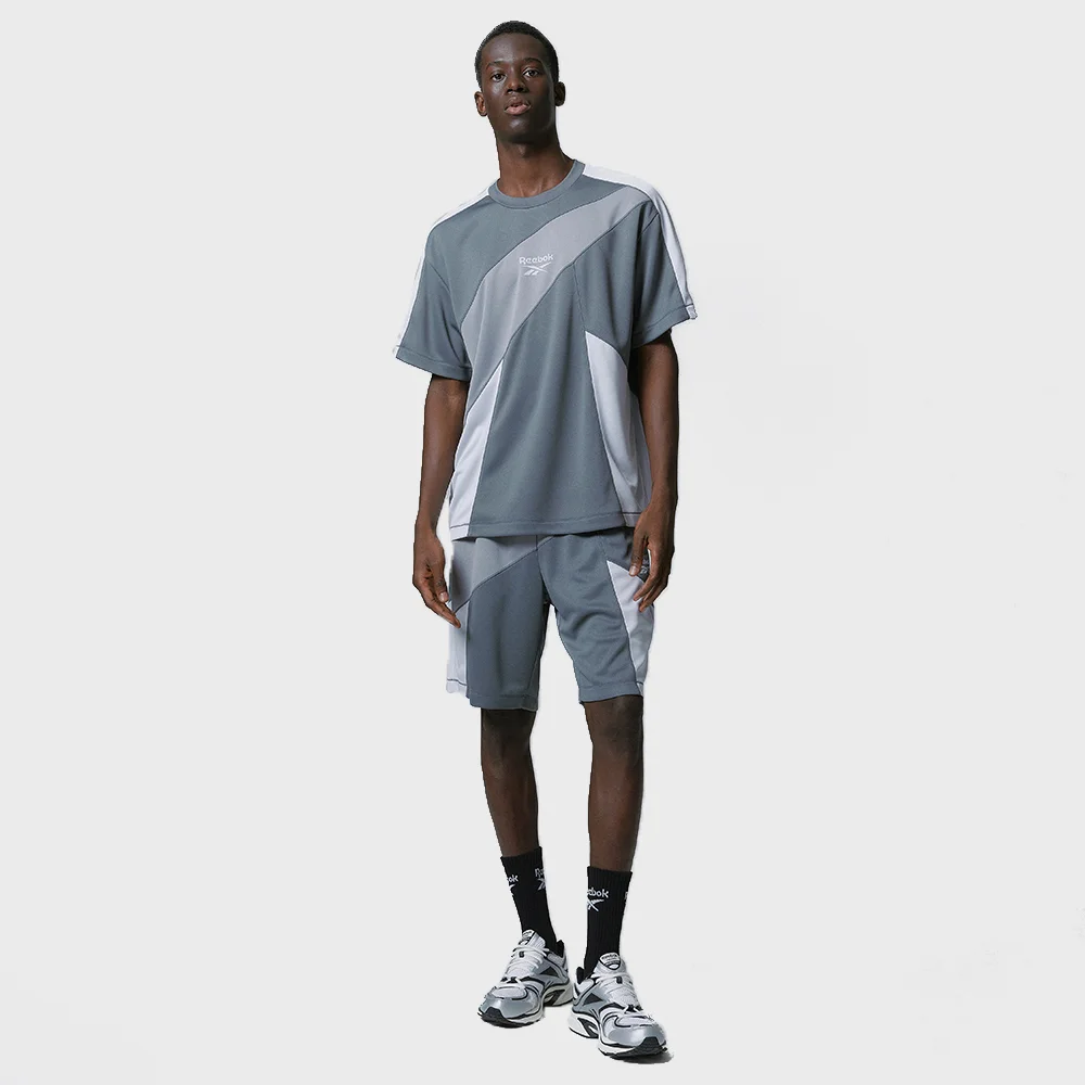 Panelled Vector 網布 短褲 - 灰色