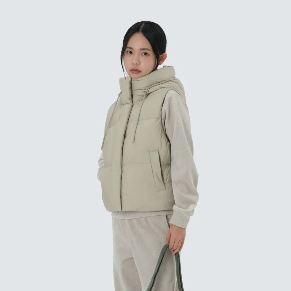 Puppina 女裝 連帽衫 Down Pastel Olive (S25WWFDV21)