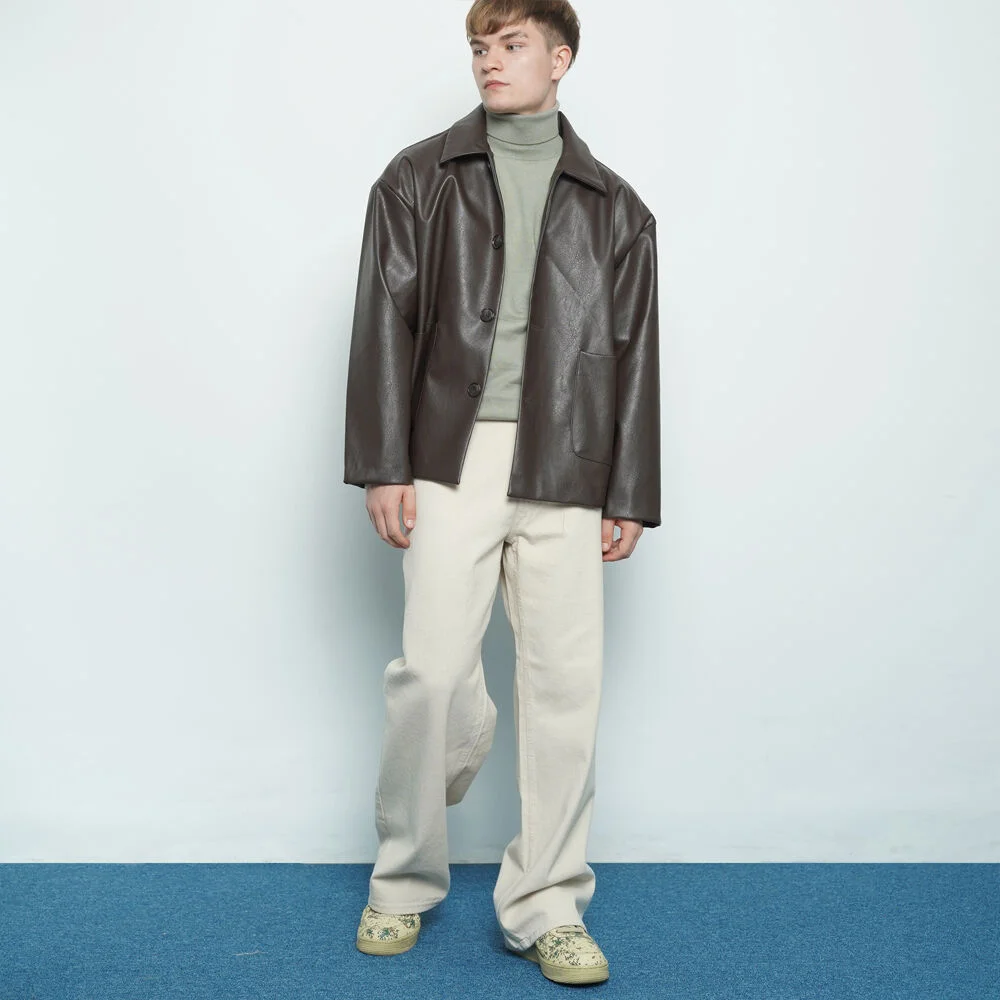 M490 hit cotton wide pants natual