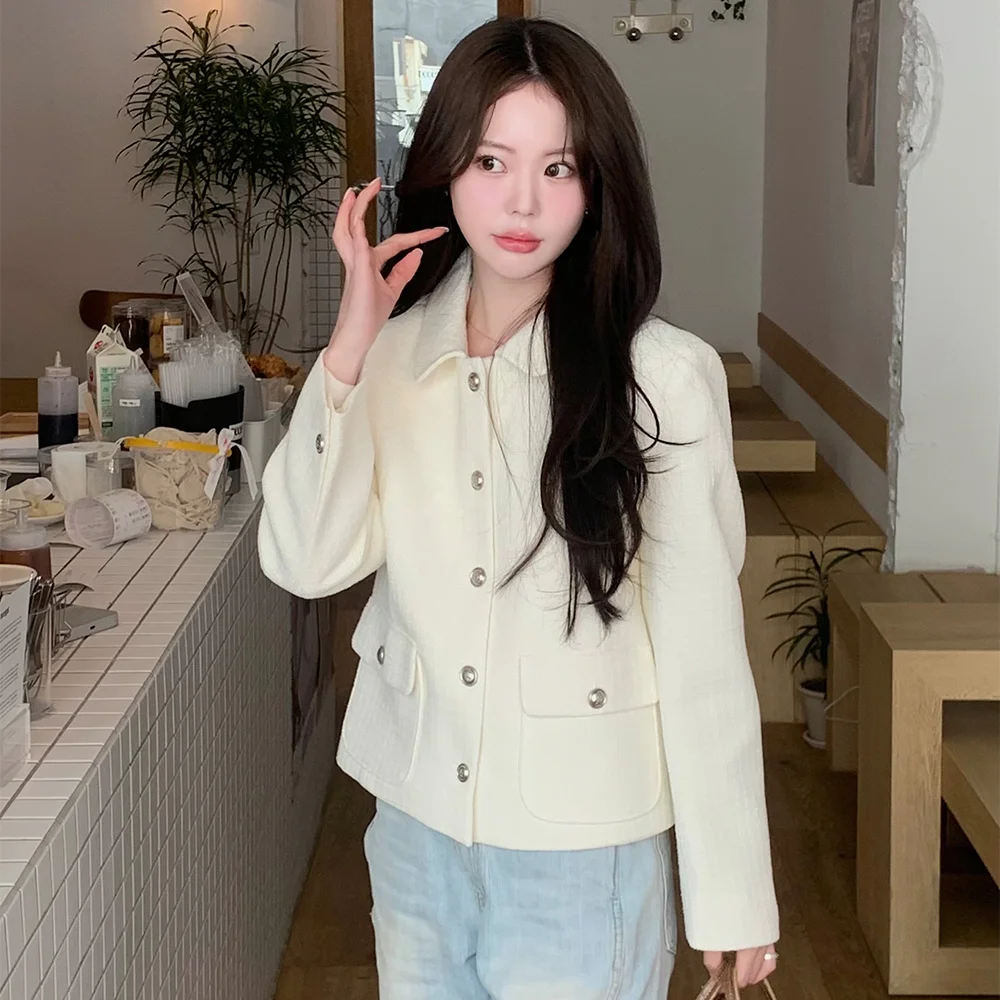 Perri tweed jacket (Ivory)