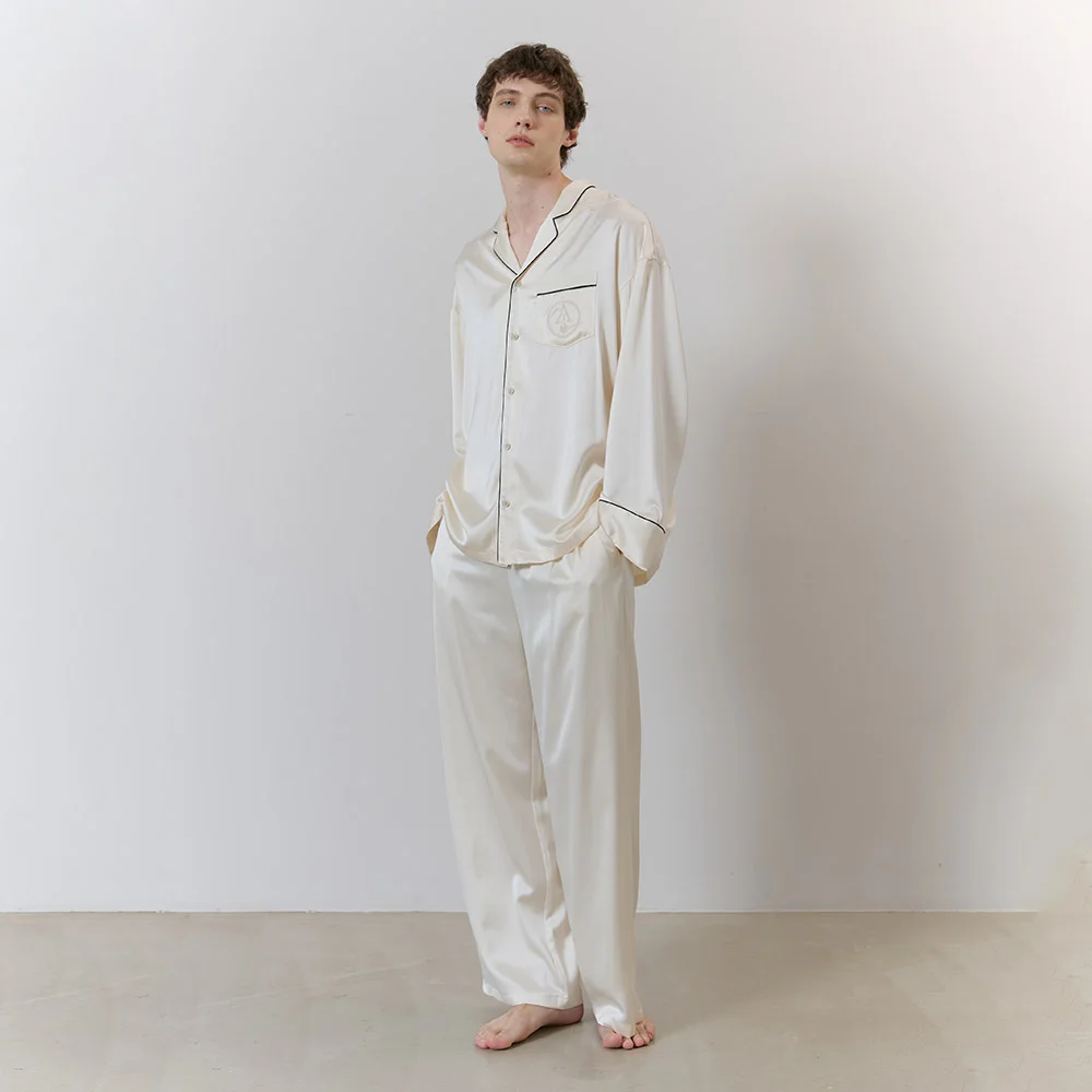 CLASSIC PAJAMA SET_royal ivory