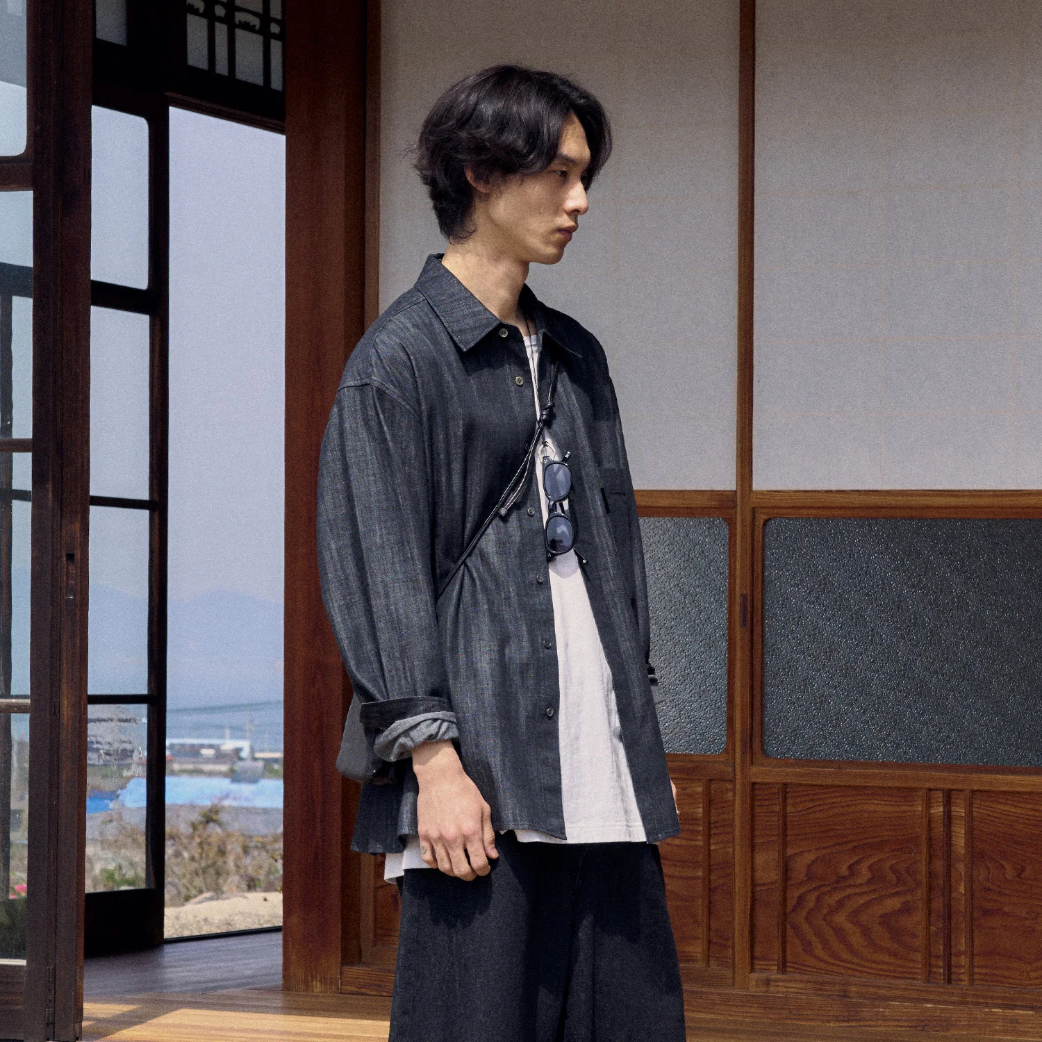 Denim Shirt - Washed Black