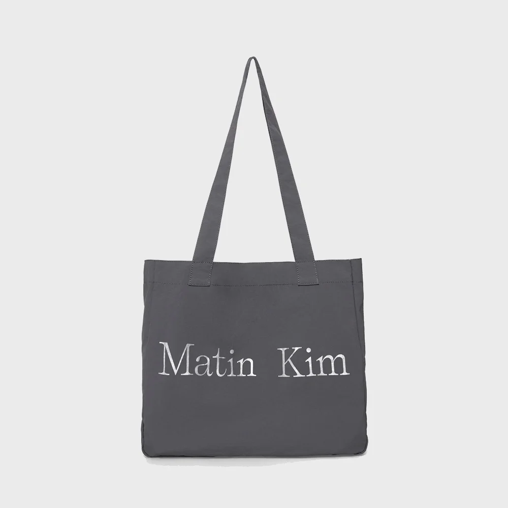 MATIN FABRIC BIG ECOBAG IN CHARCOAL