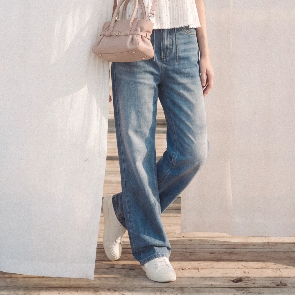 NOVER STRAIGHT DENIM PANTS (INDIGO BLUE)