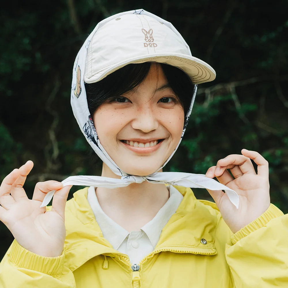 Work Cotton 柔軟 短帽簷帽(IVORY DARK)