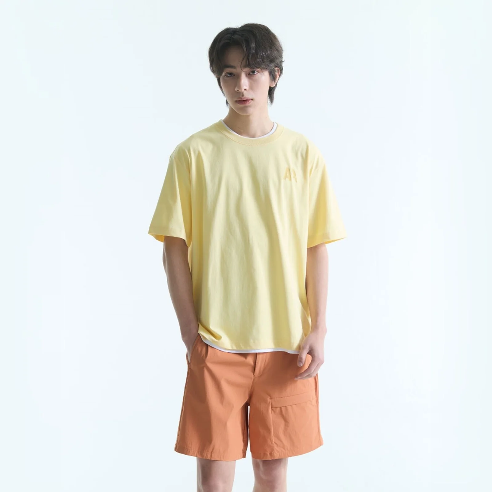 男裝 SolarPack : 休閒 口袋 短褲 AIS26MBOT001RWS