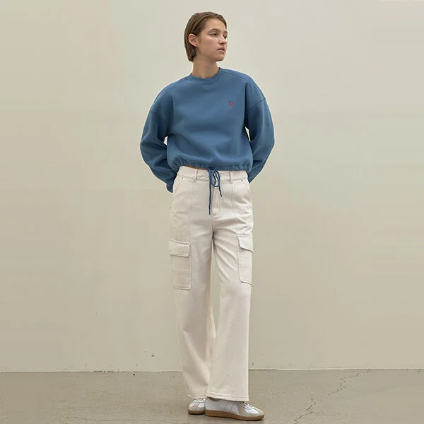 UTIL CARGO NAPPING COTTON DENIM PANTS (PT-5477)