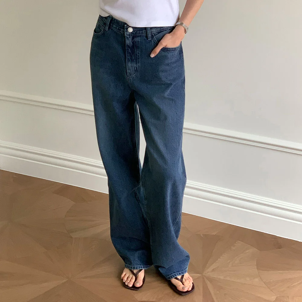 Lise Wide Denim (Deep Blue)