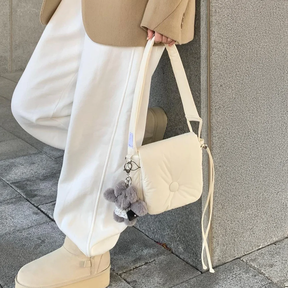 PUFFY SHOULDER & CROSS (4colors) 小狗 肩部 & 交叉