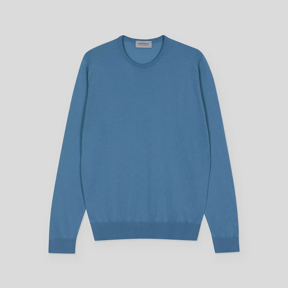 HATFIELD Sea Island Cotton Long Sleeves T-Shirt Seasonal 10 Colors