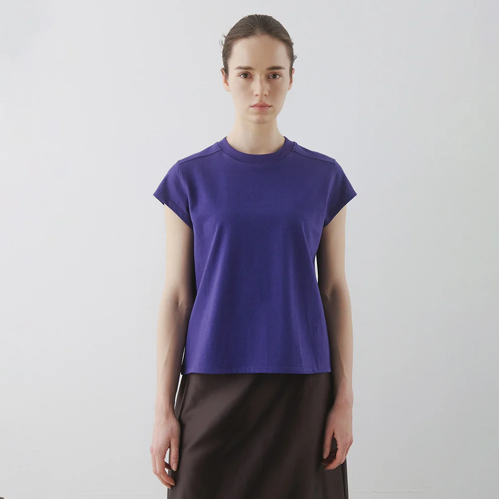 Eve Cotton T-shirt in Purple