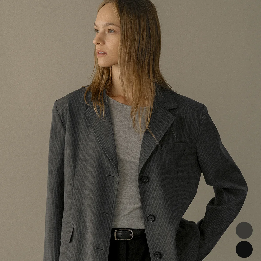 Stripe essential single jacket _